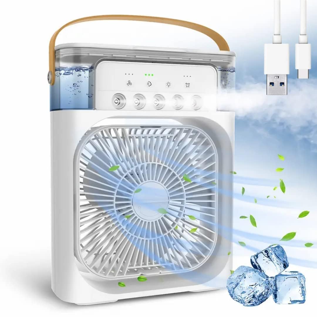 Portable Cooler Fan with Mist