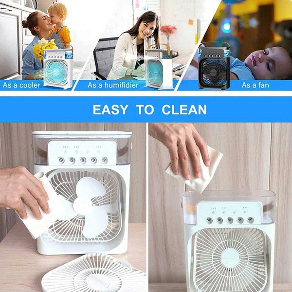 Portable Cooler Fan with Mist