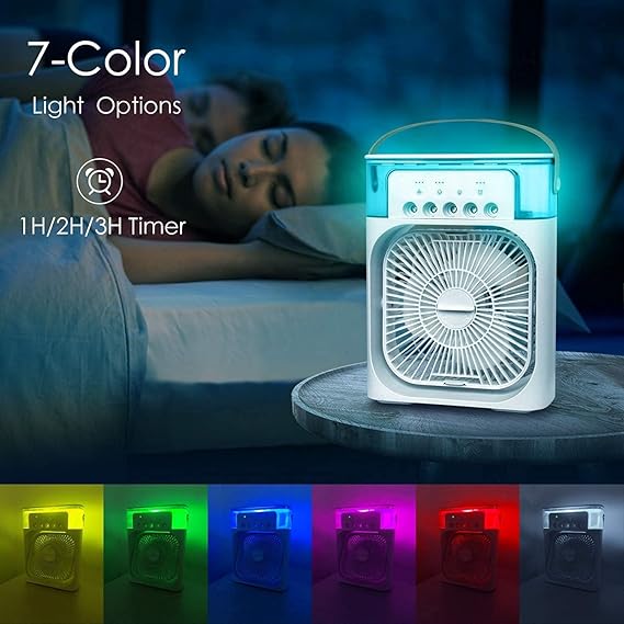 Portable Cooler Fan with Mist