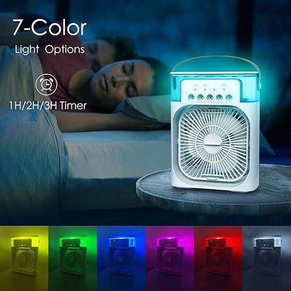 Portable Cooler Fan with Mist